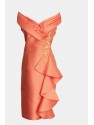 VESTIDO SALLY CORTO NARANJA    ESTHEFAN