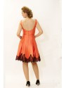 VESTIDO BEDAR CORTO NARANJA   NACHO BUENO