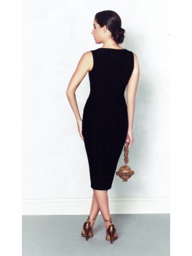 VESTIDO ZAFRA NEGRO  NURIBEL