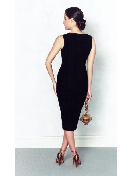 VESTIDO ZAFRA NEGRO  NURIBEL