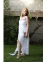 VESTIDO RIDABELLO    MIDI    BLANCO