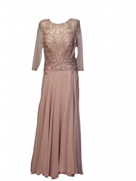 VESTIDO GRAZIELE  LARGO ROSA   EVASSE