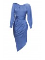 VESTIDO GAIA MIDI AZUL  NURIBEL